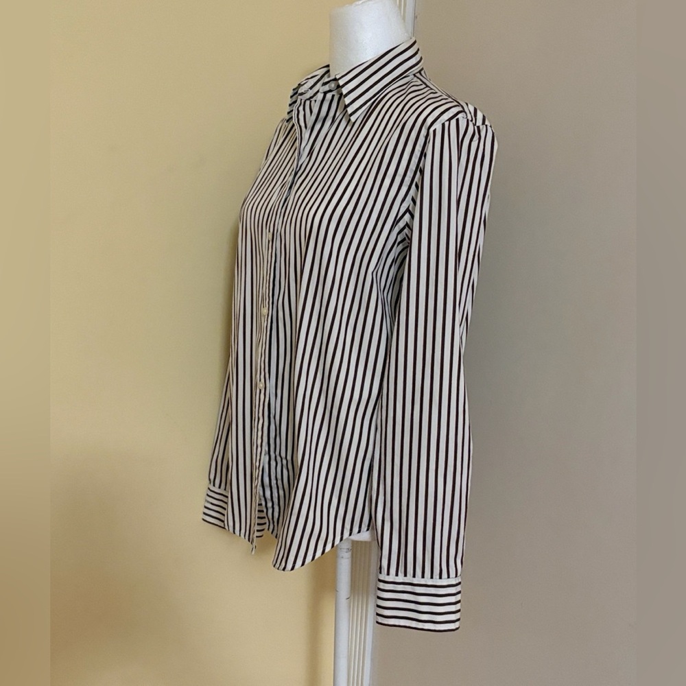 Lauren Ralph Lauren Black and White Striped Skirt - Picture 4 of 7